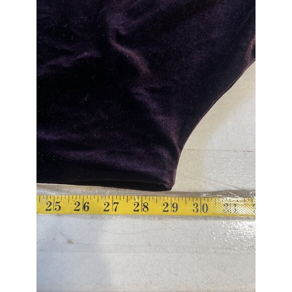 Coldwater Creek Womens Velvet Stretch Pants Purple Large - Picture 8 of 8